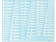 ** 予約商品 ** Museum collection D1182 Marlboro Assort Decal (White) 【メール便可】