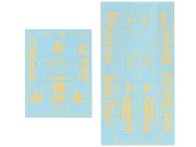 ** 予約商品 ** Museum collection D1183 1/8 Lotus 97T Logo 2 Decal  (DeAgostini) 【メール便可】
