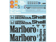 Museum collection D720 1/8 McLaren MP4/4 Body Logo Decal (DeAgostini) 【メール便可】