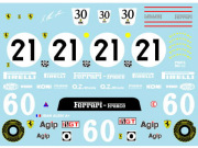 Museum collection D781 1/64 Ferrari F40LM & FXX Decal(Kyosho)【メール便可】