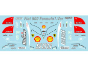 Museum collection D805 1/64 Fiat 500 Ferrari F1 (Kyosho) 【メール便可】