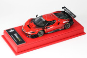 BBR Deluxe C279ADL Ferrari 296 GT3 2022 Rosso Corsa (Red Leather Base) Limited 40pcs