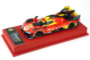BBR Deluxe C304ADL Ferrari 499P Le Mans 2024 n.50 Winner (Red Leather Base) Limited 95pcs