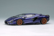 EIDOLON EM533G 1/43 Lamborghini Sian FKP37 2019 Viola Aletheia Limited 50pcs