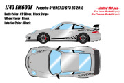 ** 予約商品 ** EIDOLON EM603F Porsche 911(997.2) GT3 RS 2010 GT Silver / Black Stripe Limited 100pcs