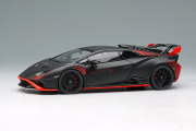 【お取り寄せ商品】 EIDOLON EM737I Lamborghini Huracan STO 2021 Nero Nemesis / Red Livery Limited 50pcs