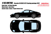** 予約商品 ** EIDOLON EM776E Porsche 911(992) GT3 Touring package 2021 Jet Black Metallic Limited 80pcs