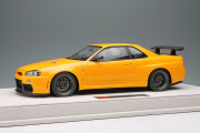 EIDOLON EML130C 1/18 Built By Legends Mine's Skyline GT-R (BNR34) Yamabuki Yellow