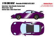 ** 予約商品 ** EIDOLON EML165E 1/18 Porsche 911 (992) GT3 2021 Viola Metallic (Carbon Roof) Limited 50pcs
