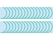 F'artefice Decal FE-0041 1/18 F1 Soft Tire Green Line Decal 【メール便可】