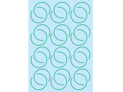 F'artefice Decal FE-0043 1/43 F1 Soft Tire Green Line Decal 2009 【メール便可】