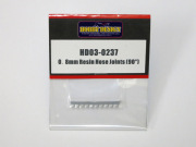 Hobby Design HD03_0237 0.8mm Resin Hose Joints (90°）
