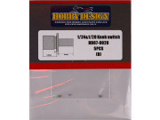 Hobby Design HD07_0026 1/24&1/20 Knob switch B 5pcs 【メール便可】