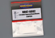 Hobby Design HD07_0082 0.5mm Tapered Head Rivets 【メール便可】