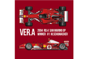 ** 予約商品 ** HIRO K867 1/12 Ferrari F2004 ver.A Rd.4 San Marino GP 2004