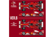 ** 予約商品 ** HIRO K868 1/12 Ferrari F2004 ver.B Rd.14 Belgian GP / Rd.17 Japanese GP 2004