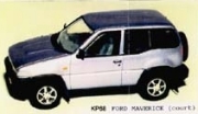 JPS KP068R フォード Maverick プリペイントキット （レッド）