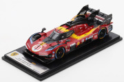 LOOKSMART LSLM191 1/43 Ferrari 499P No.51 FERRARI AF CORSE 3rd Le Mans 24H 2025