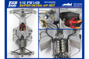 TOP STUDIO MD29018 1/12 Williams FW14B Super Detail-up Set RS4 Engine (Late Type)