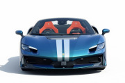 ** 予約商品 ** BBR P18270F 1/18 Ferrari 296 Speciale A Blu Capri with Silver stripes （ケース付）