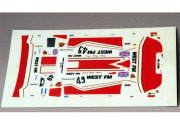 RENAISSANCE DU025C 1/43 McLaren F1-GTR West Competition Le Mans 1995 スペアデカール 【メール便可】
