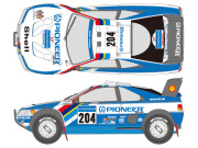 ** 予約商品 ** SHUNKO D140 1/24 Peugeot 405T16 Pioneer 1989 Decal set (for Tamiya) 【メール便可】