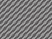 SHUNKO D315 Silver Carbon Fiber Decal (綾織/粗目) 【メール便可】