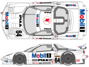 SHUNKO D391 1/24 Mobil1 NSX 1998 Decal set (for Tamiya) 【メール便可】