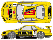 SHUNKO D394 1/24 PENNZOIL GT-R R34 1999 Decal set (for Tamiya) 【メール便可】