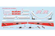 Studio Rosso SRD-002 1/12 SUZUKI GSX-R750 1986 (Red/Black) デカール 【メール便可】
