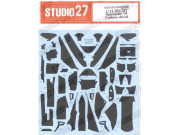 STUDIO27デカール CD12004 1/12 DUCATI Desmosedici '04 Carbon decal for Tamiya 【メール便可】