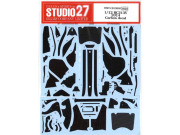STUDIO27デカール CD12005 1/12 Honda RC213V 2014 Carbon Decal (for Tamiya) 【メール便可】