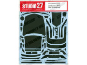 STUDIO27デカール CD24042 1/24 Nissan Fairlady Z (RZ34) Dress Up Carbon decal (for Tamiya) 【メール便可】