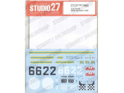 STUDIO27デカール DC1267 1/24 Lancia Fulvia #6/#2 Sanremo 1969 for Italeri 【メール便可】