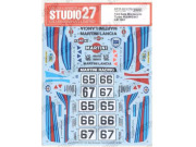 STUDIO27デカール DC1270 1/24 Lancia Beta Montecarlo Turbo #65/#66/#67 LM 1981 for Heller 【メール便可】