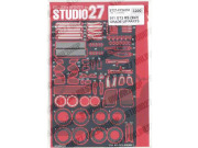 STUDIO27 FP24255 1/24 Porsche 911 GT3 RS (992) Upgrade Parts for Tamiya