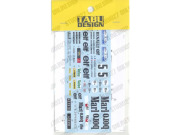 TABUデザイン 24097 1/24 Renault 5 Turbo #5 Rallye Du Var 1982 Decal for Tamiya 【メール便可】