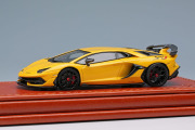 ** 予約商品 ** Titan64 TM007B 1/64 Lamborghini Aventador SVJ 2018 New Giallo Orion Limited 300pcs