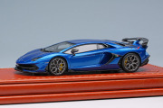 ** 予約商品 ** Titan64 TM007E 1/64 Lamborghini Aventador SVJ 2018 Blu Nethuns Limited 200pcs