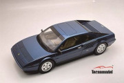 ** 予約商品 ** Tecno Model TM18-355D 1/18 Ferrari Mondial 3.2 1985 Abu Dhabi Blue