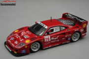 Tecno Model TM43-63D 1/43 Ferrari F40LM BPR Suzuka 1000km 1996 #29 M.Angelelli / T.Oota