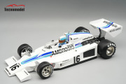 ** 予約商品 ** Tecno Model TMD18-436D 1/18 Shadow DN8 Long Beach GP 1977 #16 Renzo Zorzi (with Figure)