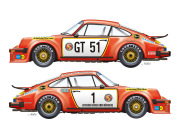 Vector One Decals D24-008 1/24 Porsche 934 RSR 1976 European GT Nurburgring ADAC 300km 【メール便可】