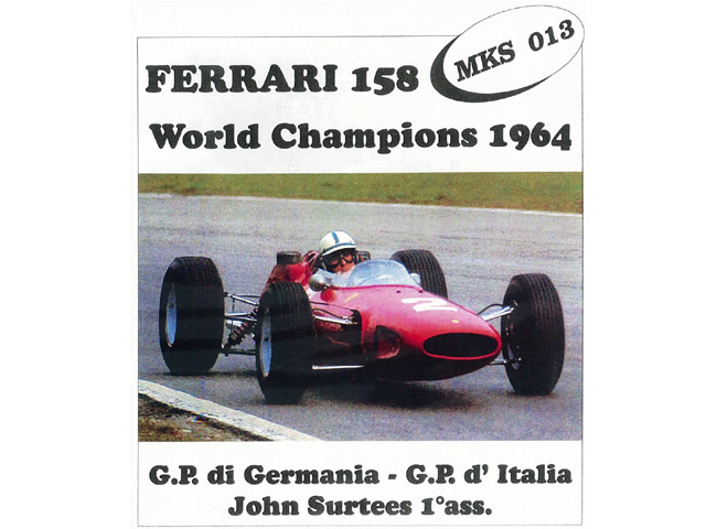 MERI MKS13 フェラーリ 158 W.チャンピオン 1964