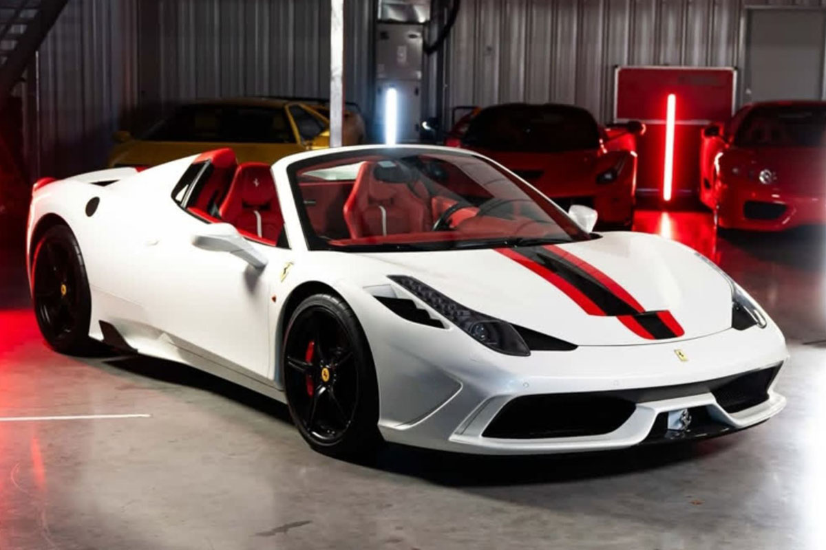 予約商品 ** BBR P18102H 1/18 Ferrari 458 Speciale A Spider Bianco