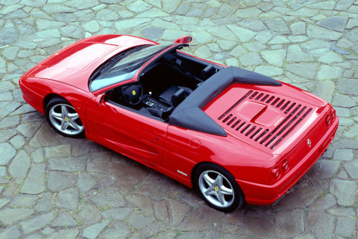 ** 予約商品 ** BBR P18166A1V 1/18 Ferrari F355 Spider Manual Gear Rosso Corsa - Black interior （ケース付）