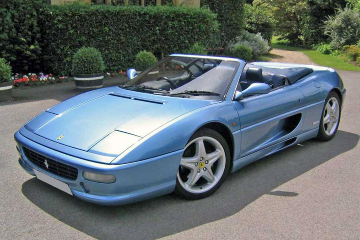 ** 予約商品 ** BBR P18166BV 1/18 Ferrari F355 Spider Manual Gear Azzurro California - Blu medio interior （ケース付）