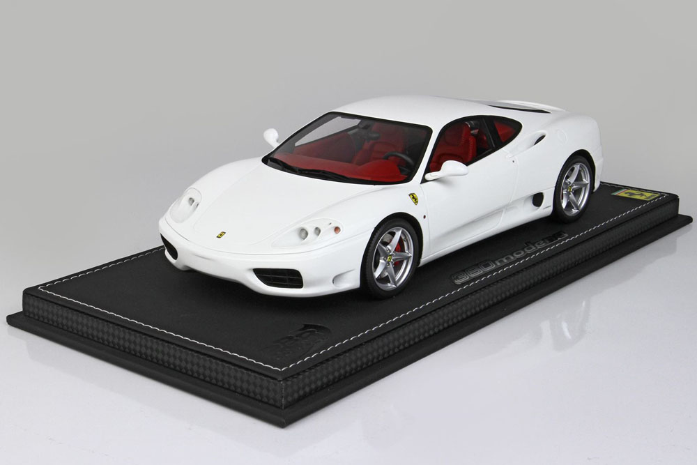 Ferrari 360 Modena 1999 White F1 Gear box - P18172C - BBR 1/18 - NEW