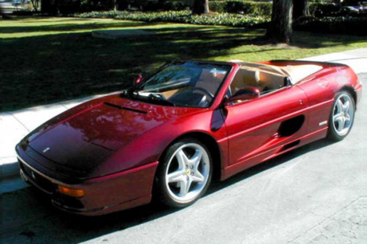 ** 予約商品 ** BBR P18177AV 1/18 Ferrari 355 F1 Spider - Automatic Gear Rosso Fiorano - Beige interior （ケース付）