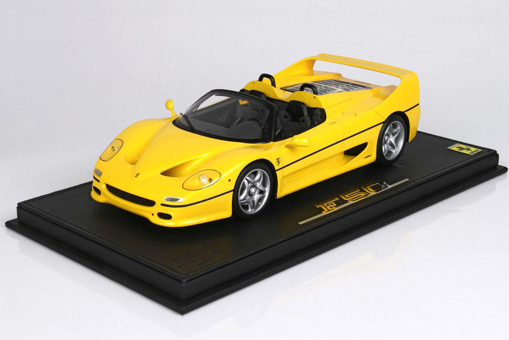 【お取り寄せ商品】 BBR P18190BV 1/18 Ferrari F50 Spider 1995 Yellow Limited 139pcs （ケース付）